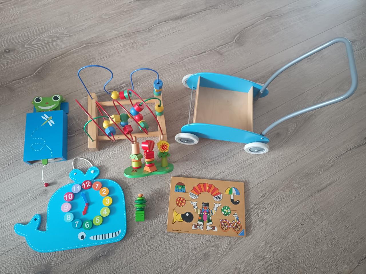 Houten speelgoed pakket – verschillende leuke items