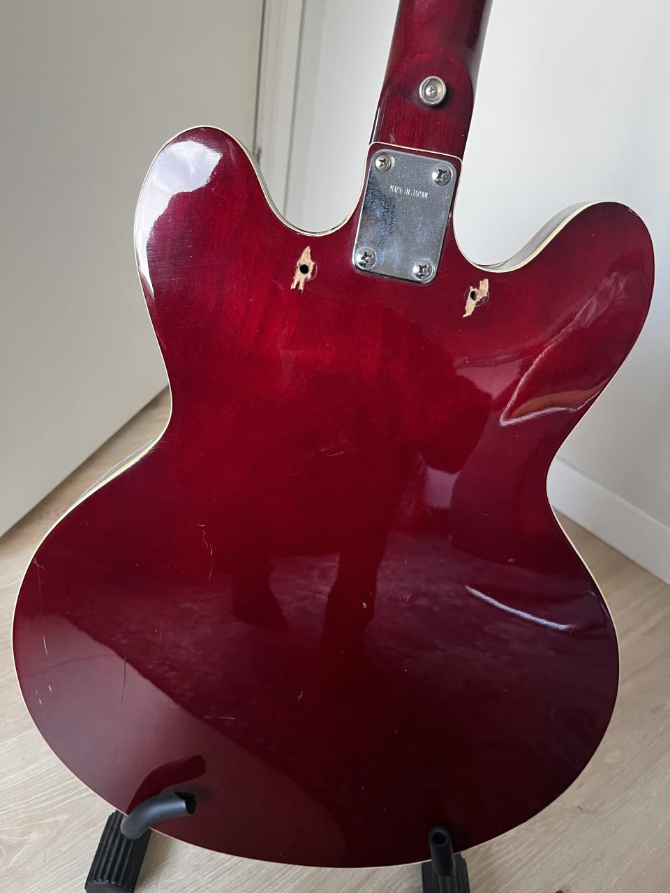 Vintage Maya Hollowbody basgitaar '70s