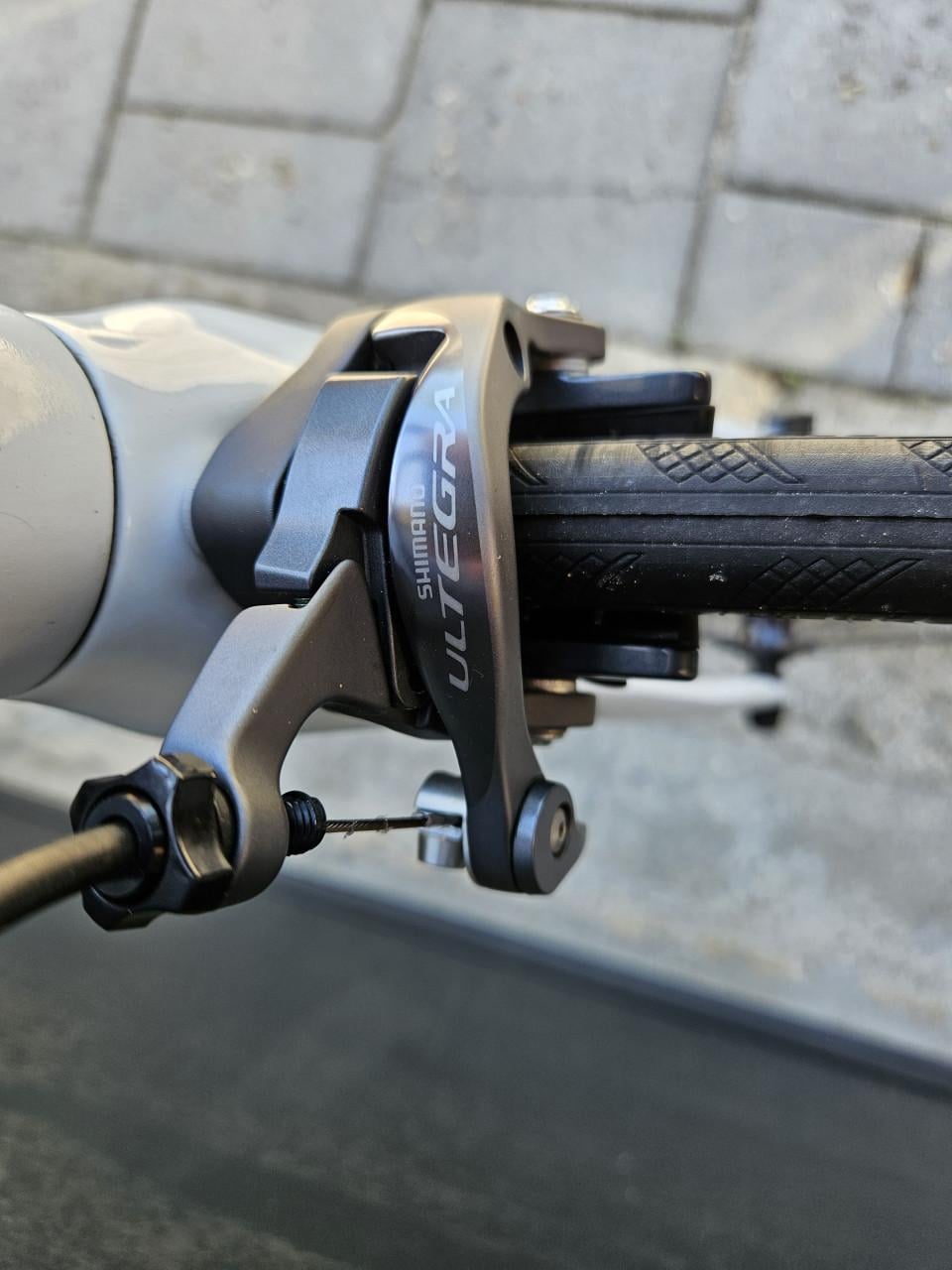 Huissoon carbon racefiets met Ultegra 11-speed.