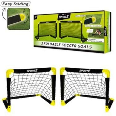 SportX voetbaldoel set met 2 goals