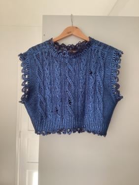 Nieuwe crop top zara maat L