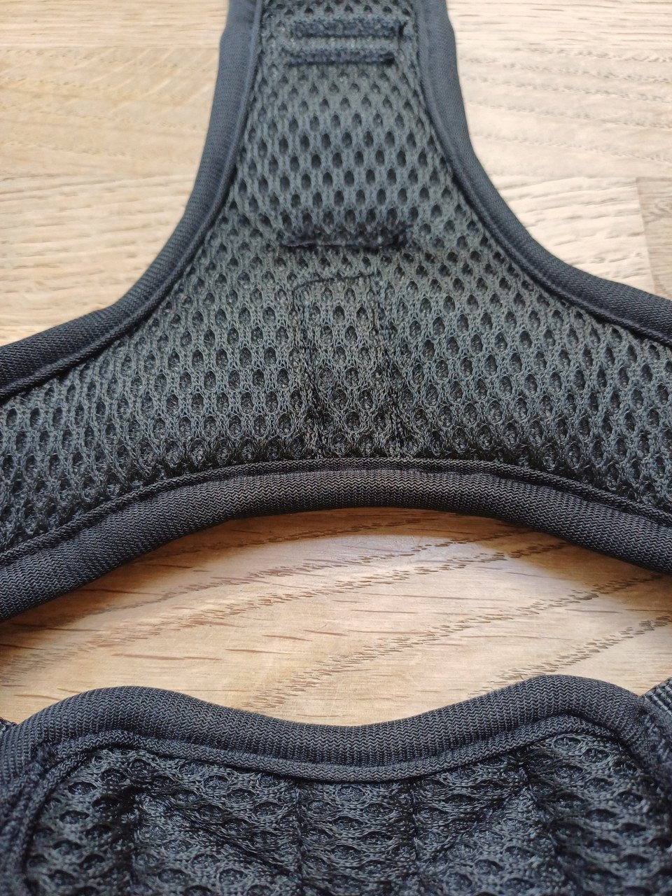 NIEUW: zwart padded Y-tuig hond, hondenharnas maat M