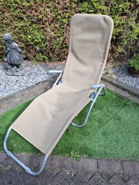 Tuinstoel beige