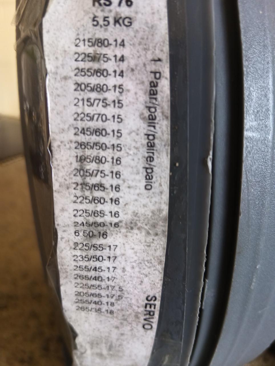 Sneeuwkettingen zelfspannend Pewag Servo  RS76