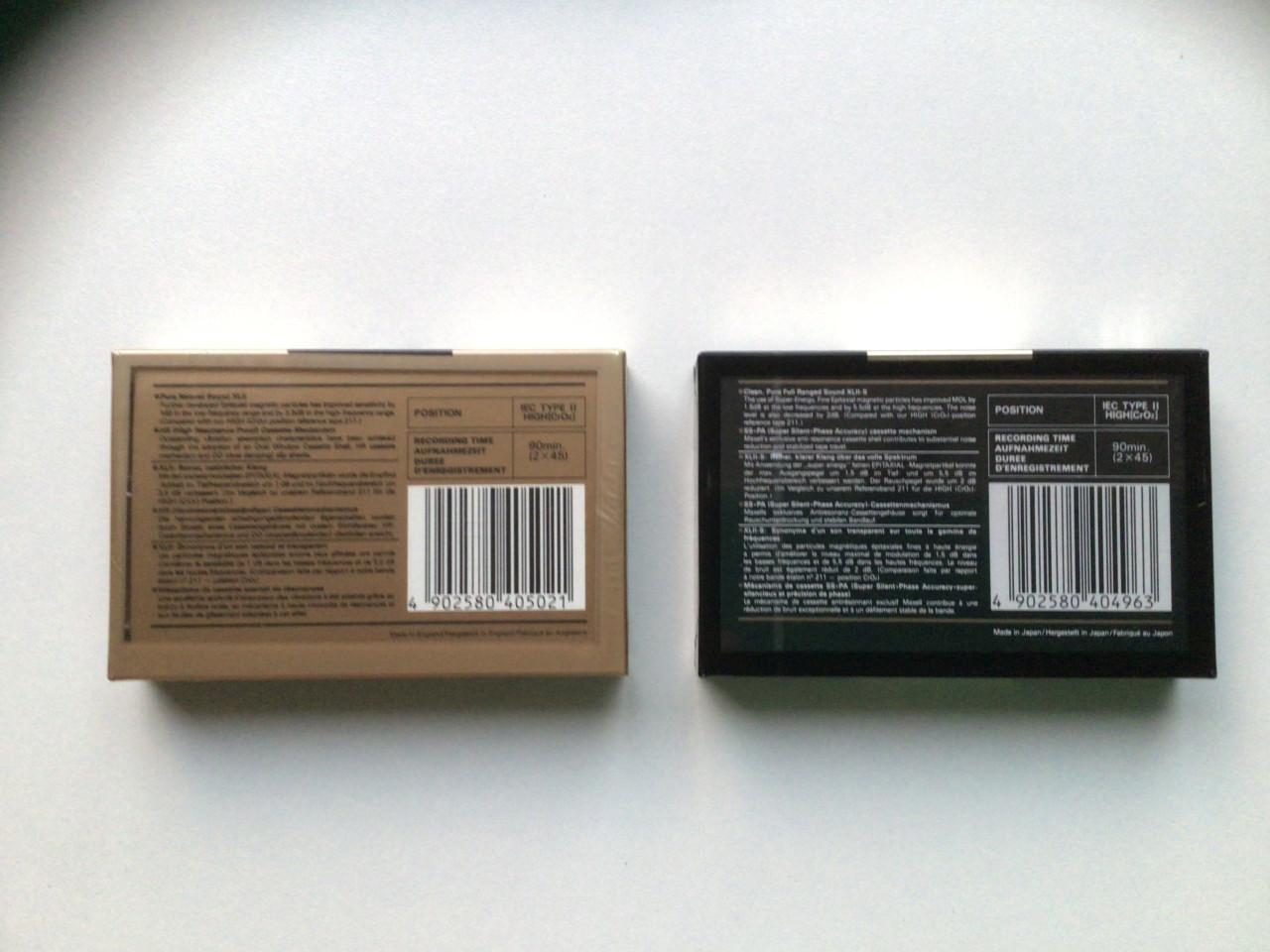 Cassettebandjes Maxell