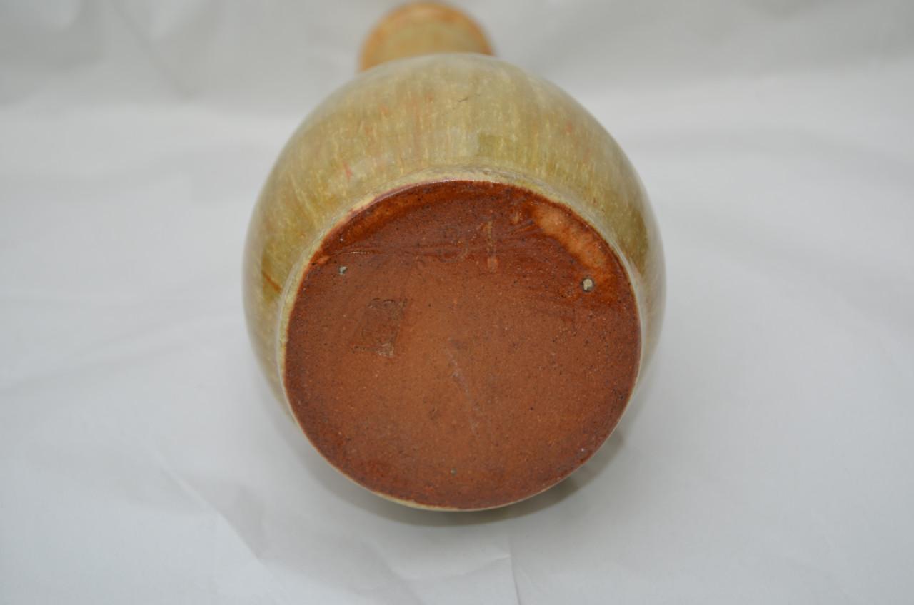 Fraaie fles/vaas Keramiek gesigneerd/gemerkt W.C. Brouwer