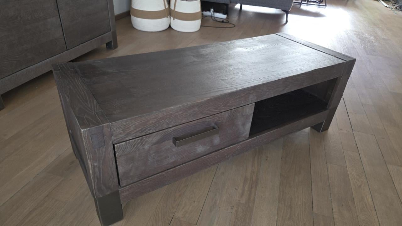 Henders & Hazel set: vitrinekast, tv-meubel, eettafel + 6 stoelen
