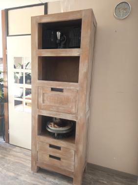 Mooie stevige houten boekenkast