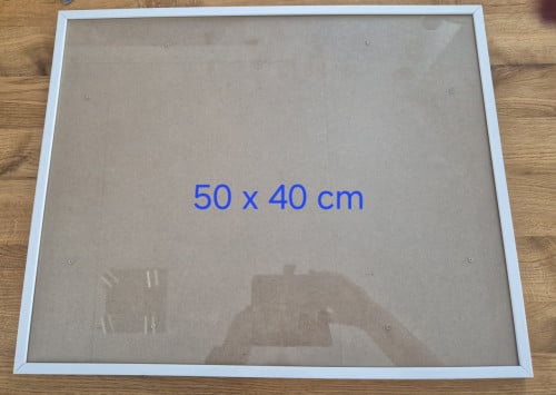 Lijst wit 40 x 50 cm gratis