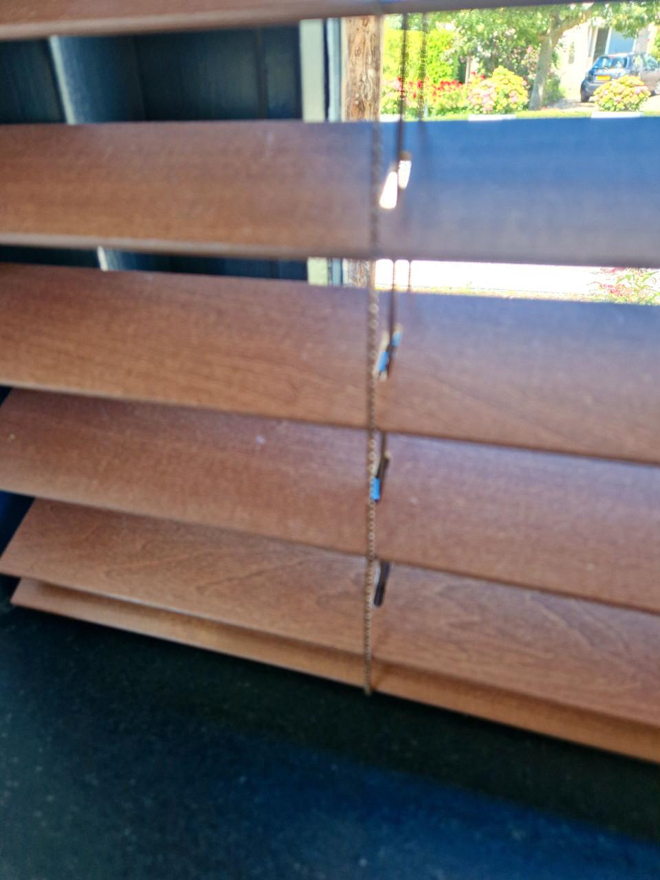 Mooie houten luxaflex 50x140