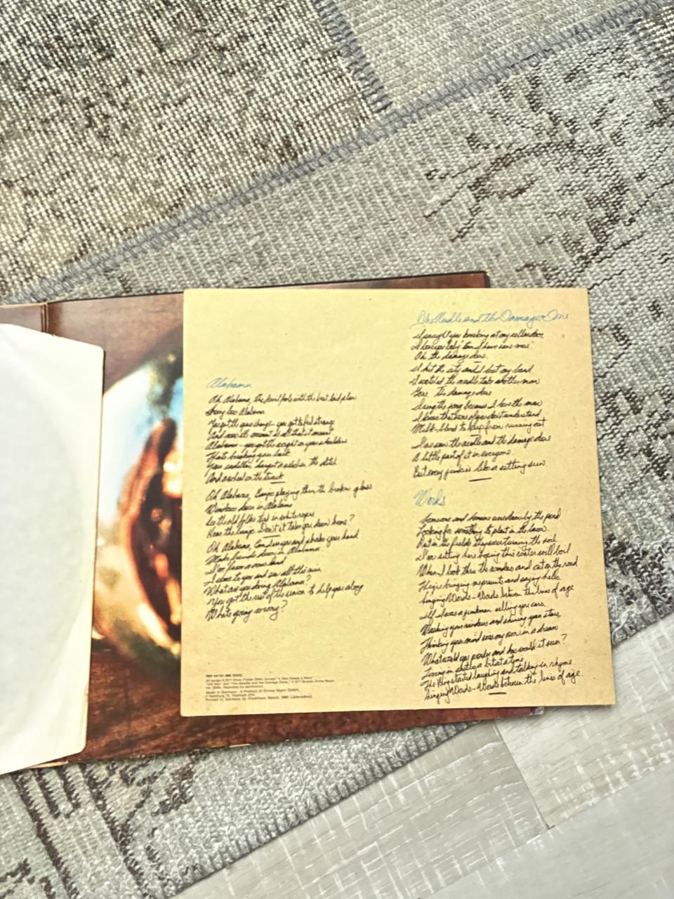 Neil Young LP 1972 De persing