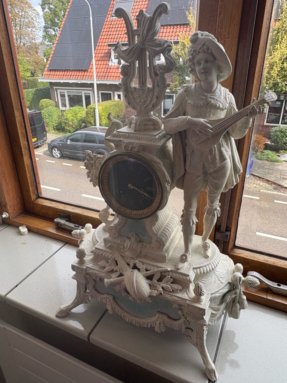 Vintage pendule,  of schoorsteenklok.