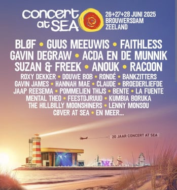 Donderdag ticket Concert At sea