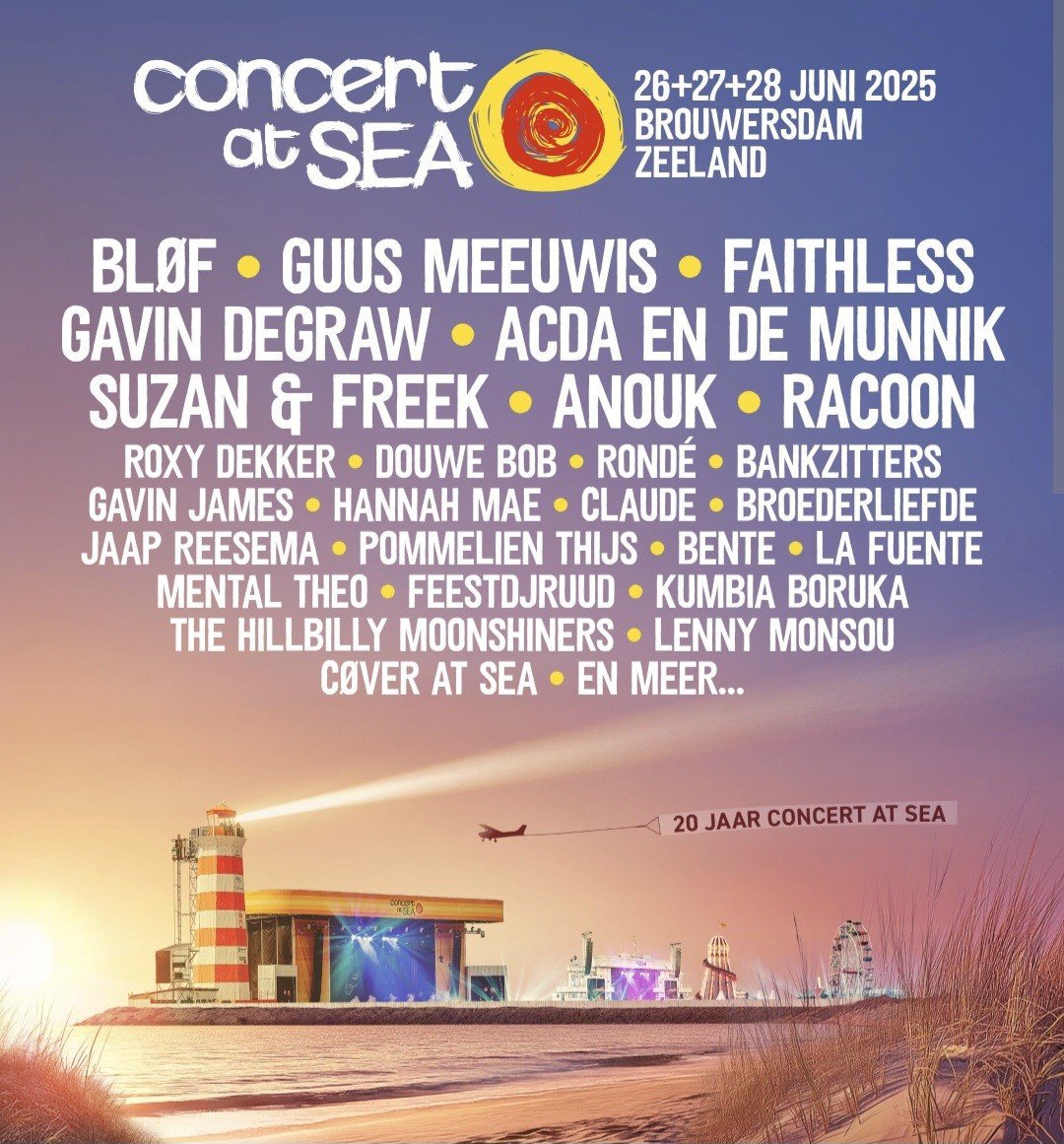 Donderdag ticket Concert At sea