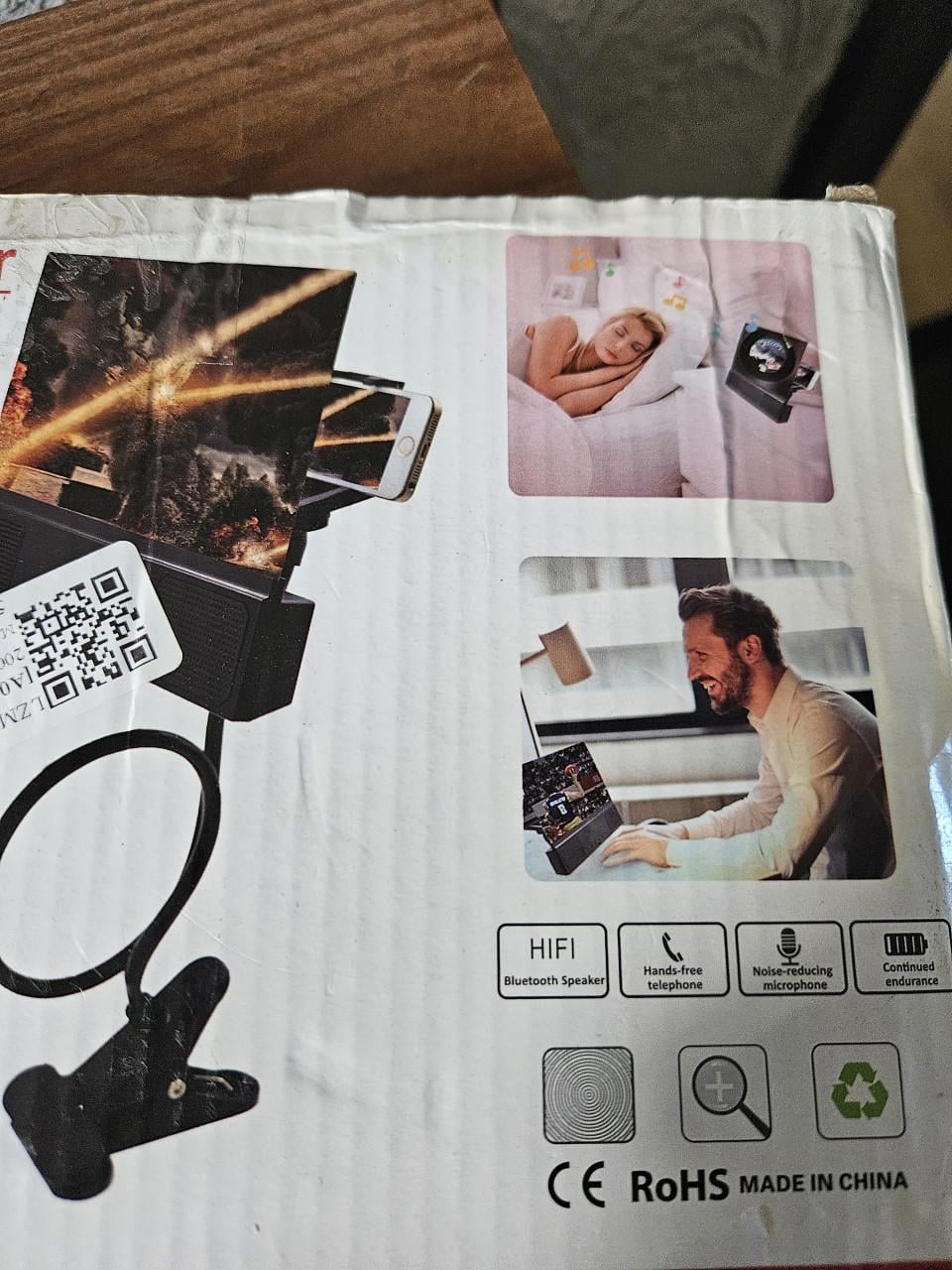 Nieuwe Mobiele telefoon Schermversterker met Bluetooth