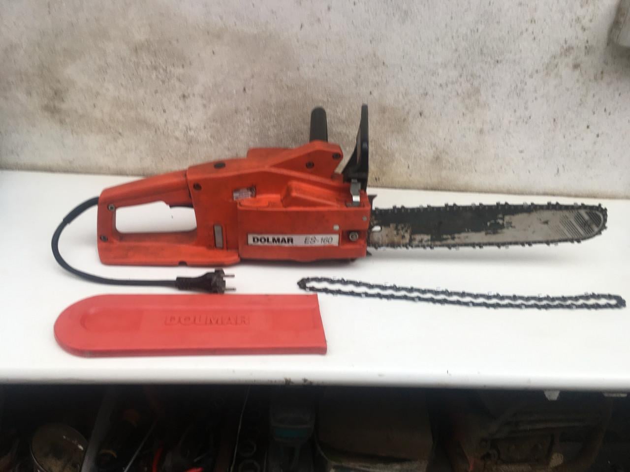 Elektrische kettingzaag dolmar es 160 zaagblad 35 cm goede zaagketting