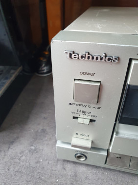 Vintage Technics RS-TR333 R auto reverse dubbel cassettedeck....