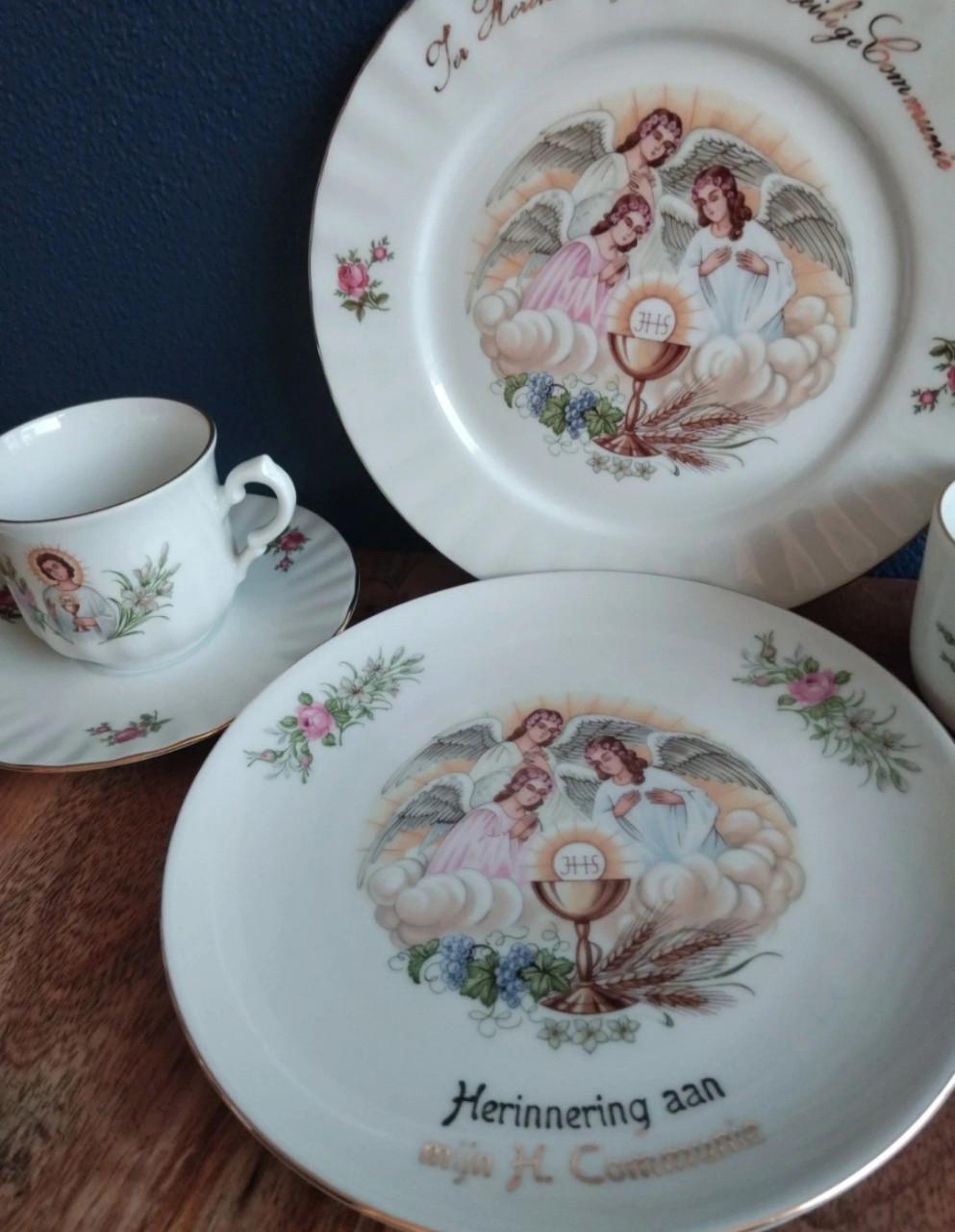 Antiek Porselein Bavaria 1e Communie