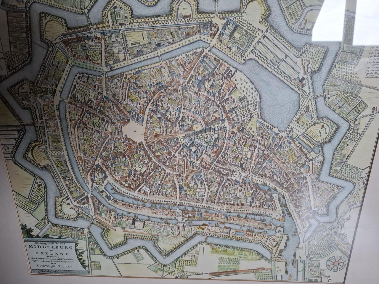 Prachtige kaart Middelburg