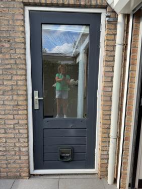 Buitendeur stomp  met glas