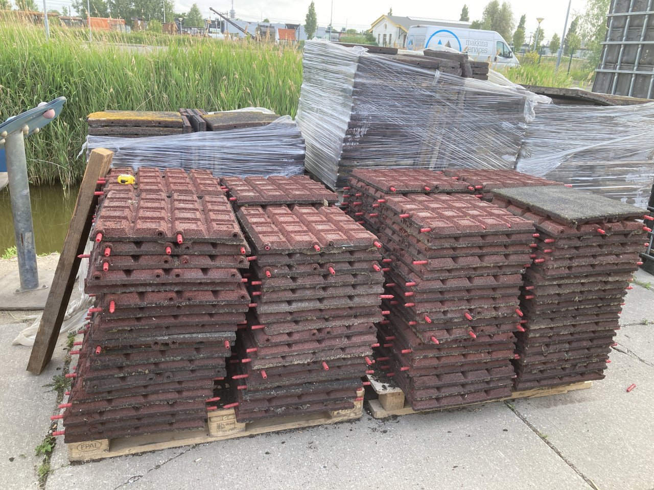 Rubber tegels