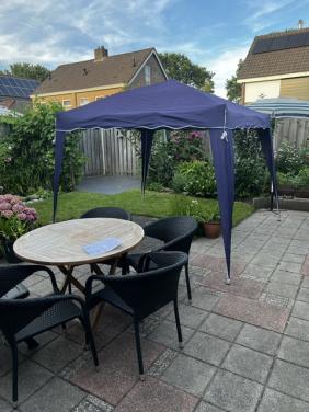 Partytent blauw