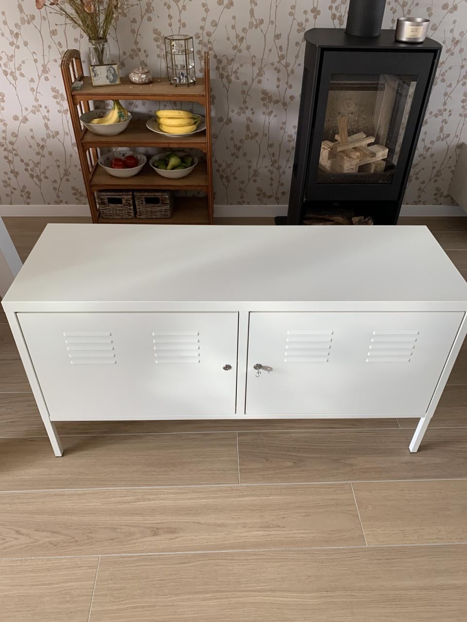 💐Super Leuk Wit Metalen Kastje van de Ikea💐