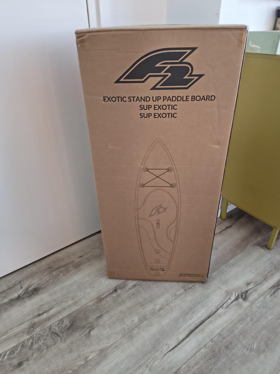 Nieuw opblaasbaar F2 SUP board inclusief toebehoren! Suppen, watersport.