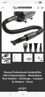 Professionele hondenföhn