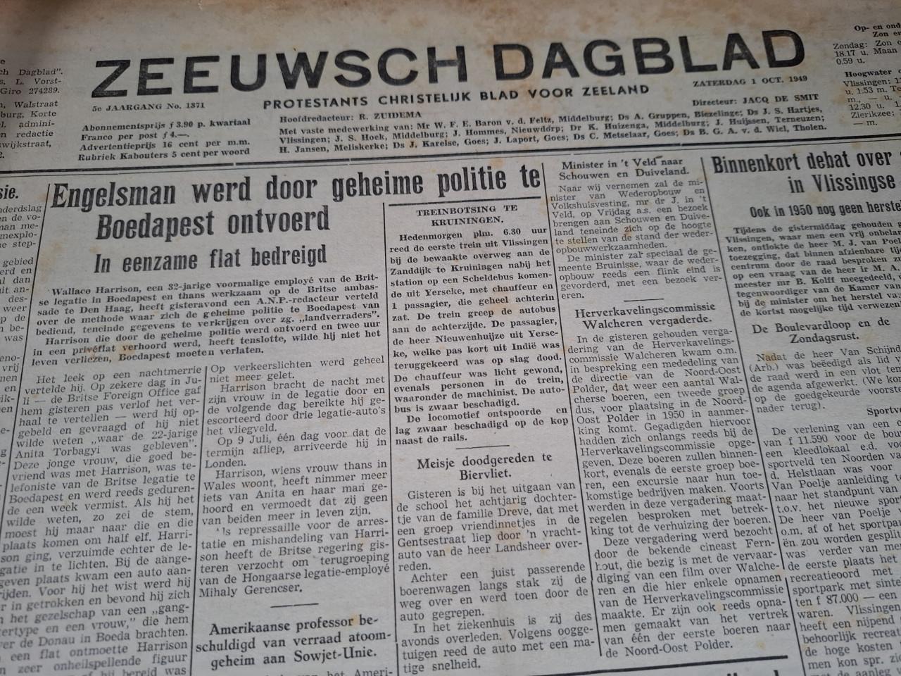 Gebundelde krant 1949