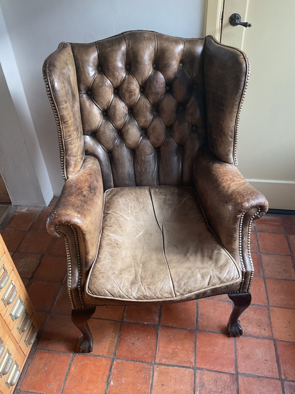 Chesterfield oorfauteuil