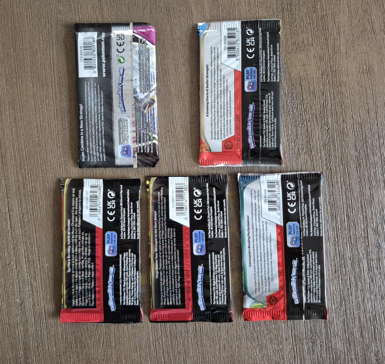 Pokemon Booster Packs