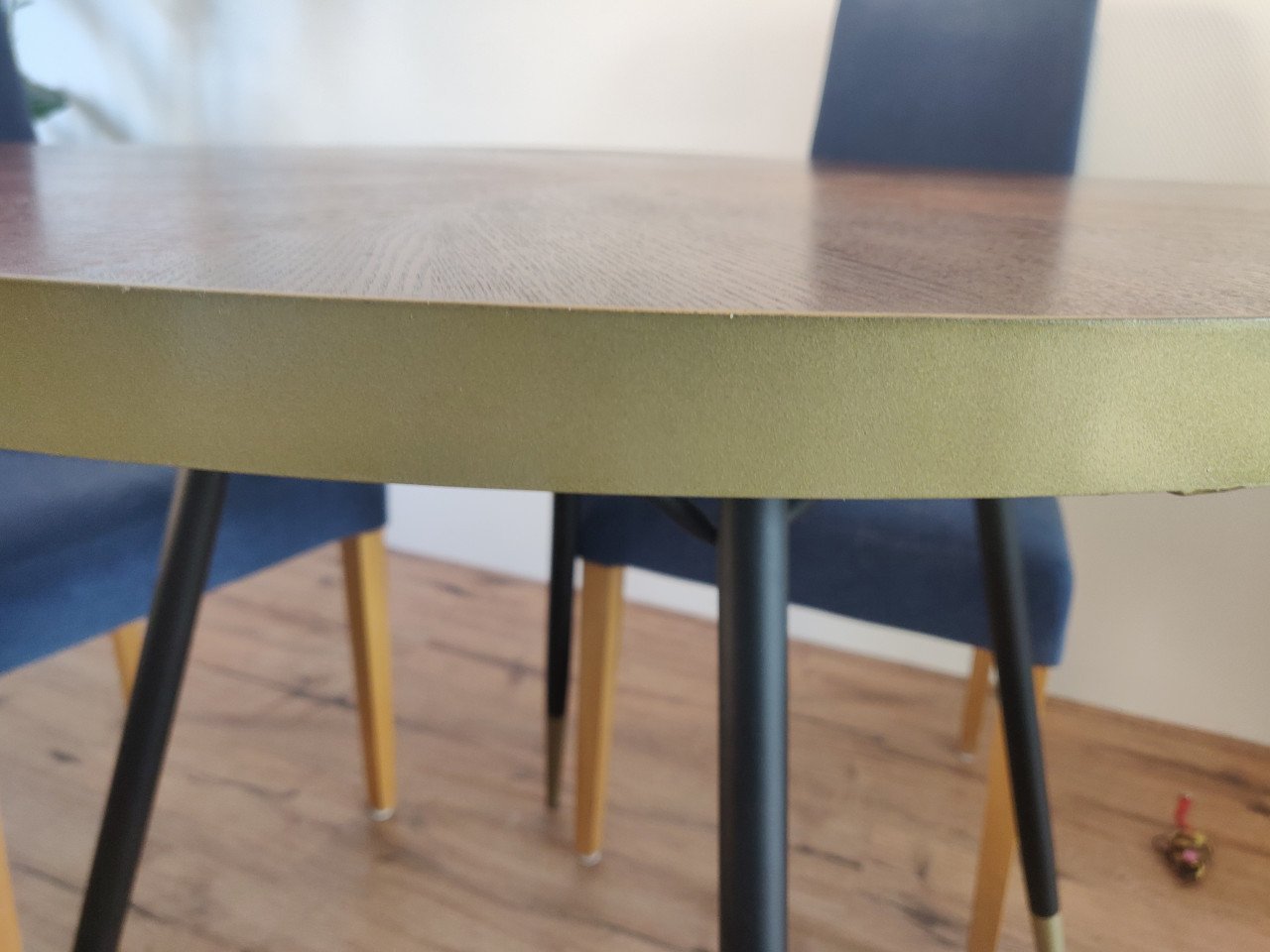 Hendrix Eettafel - Ø 90 cm - Bruin