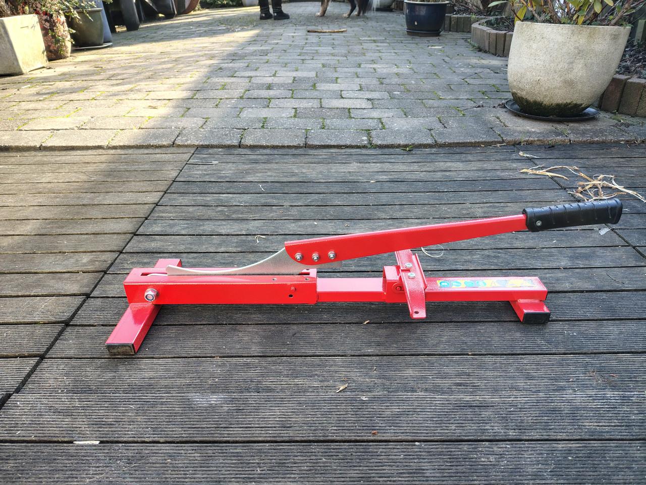 Nieuwe laminaatsnijder