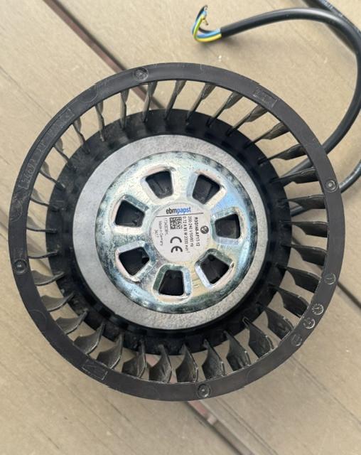 Voor revisie: motor voor DUCO ventilatorbox, ebm-papst R3G140‑AF17‑12