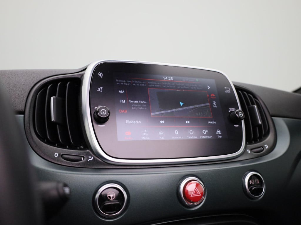 Fiat 500 C 1.0 hybrid rockstar | navigatie | climate control | side-skirts 