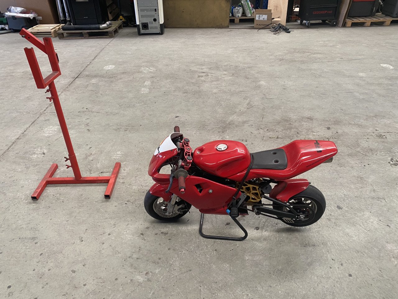 Water gekoelde mini bike