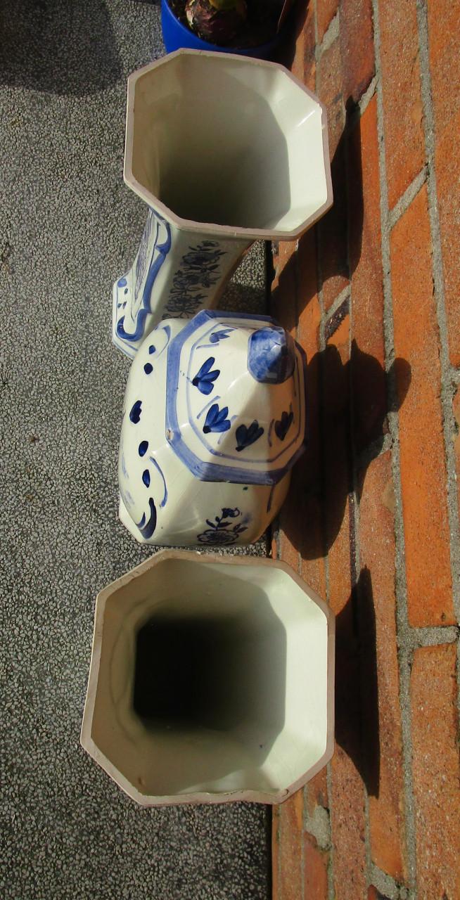 3 delig kaststel delfts blauw.