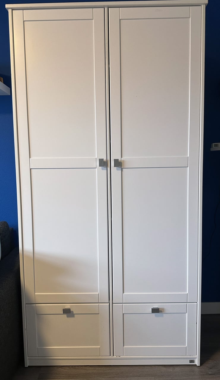 Bopita kledingkast wit (200x100)