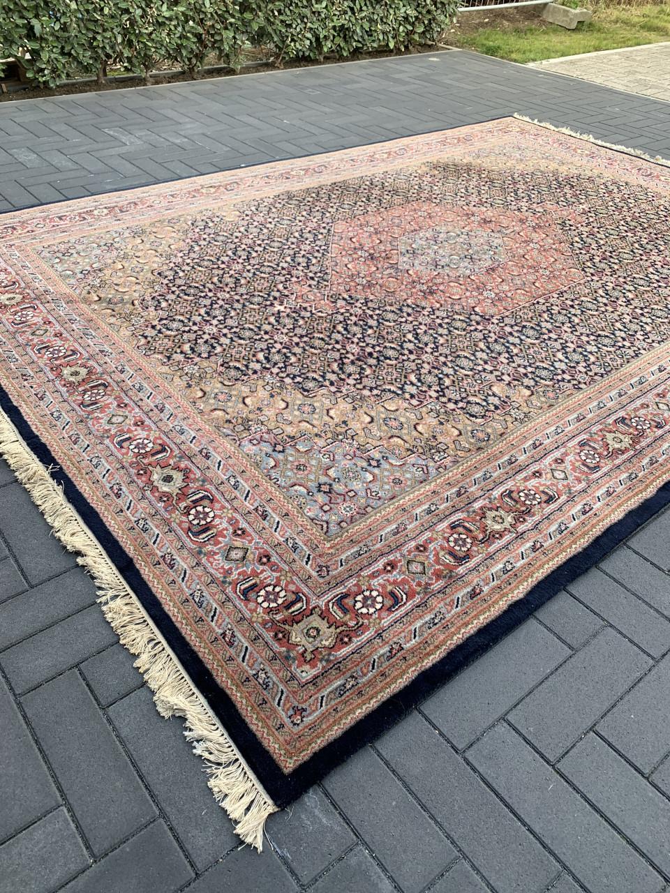 💐Prachtig Sfeervol Kleurrijk Handgeknoopt Vintage Vloerkleed💐