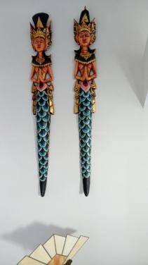 Oosterse poppen voor aan de wand!