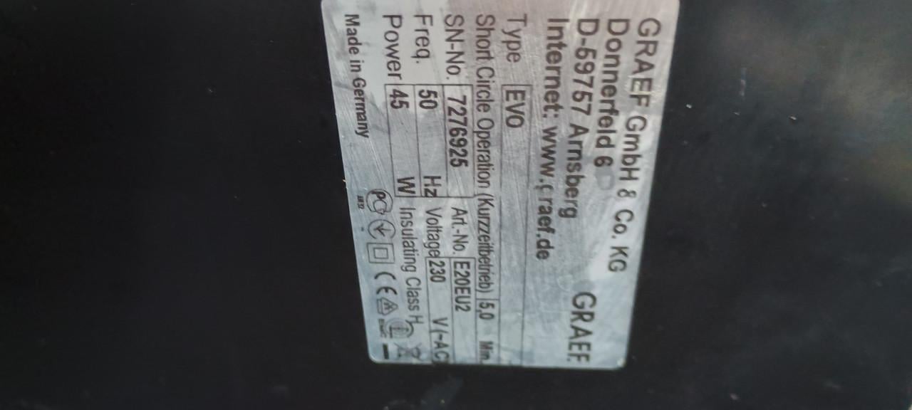 Graef EVO snijmachine