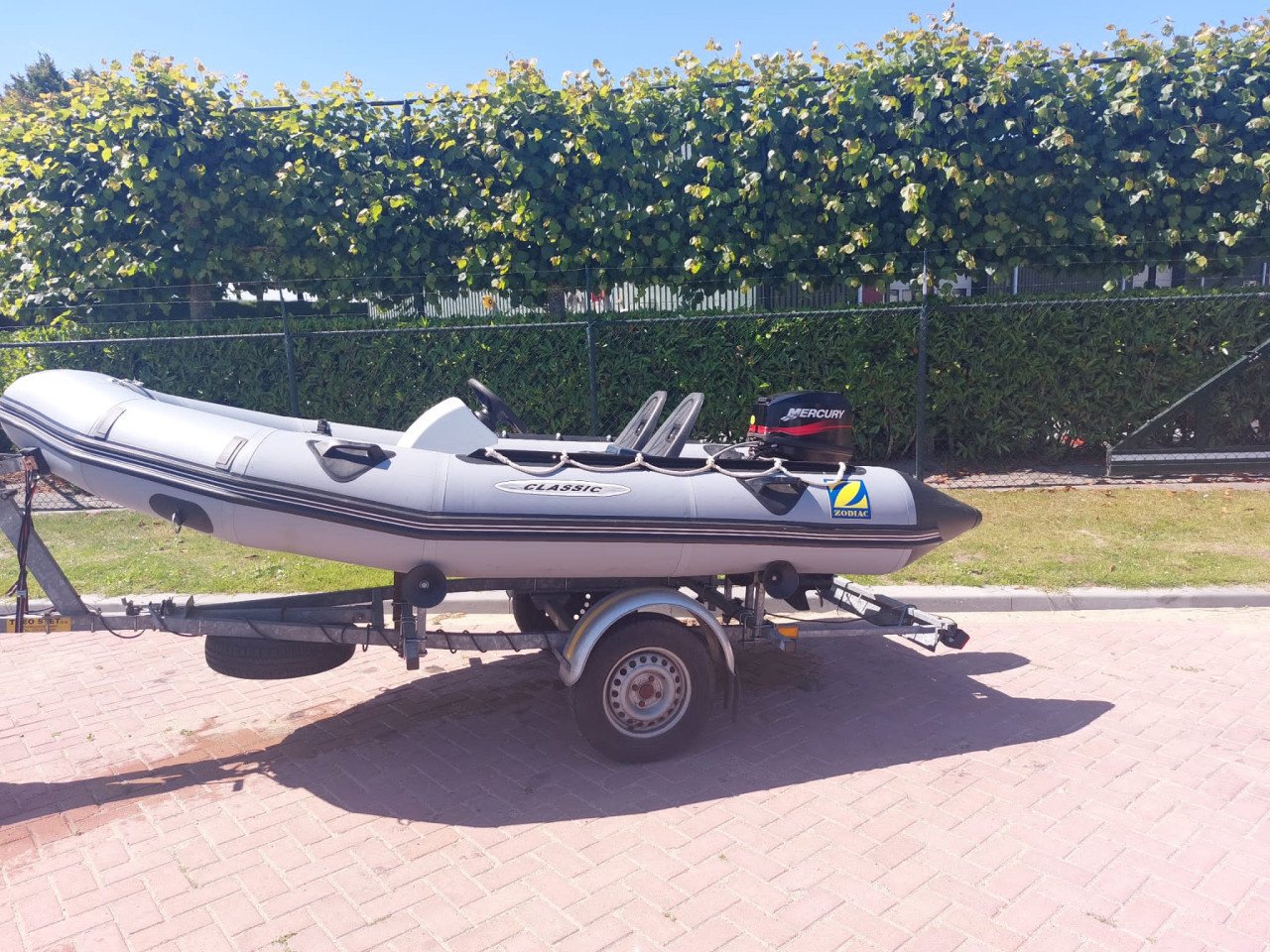 Zodiac rubberboot MK 2c Classic met console en trailer