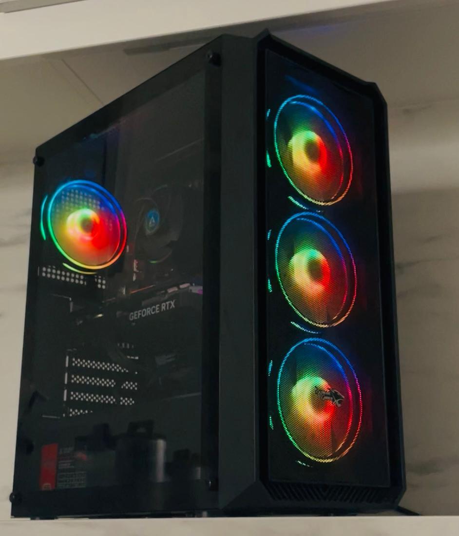 Gaming PC - RTX 4060 - SSD 1000GB - Wi-Fi - Ryzen 5 - 16 GB RAM