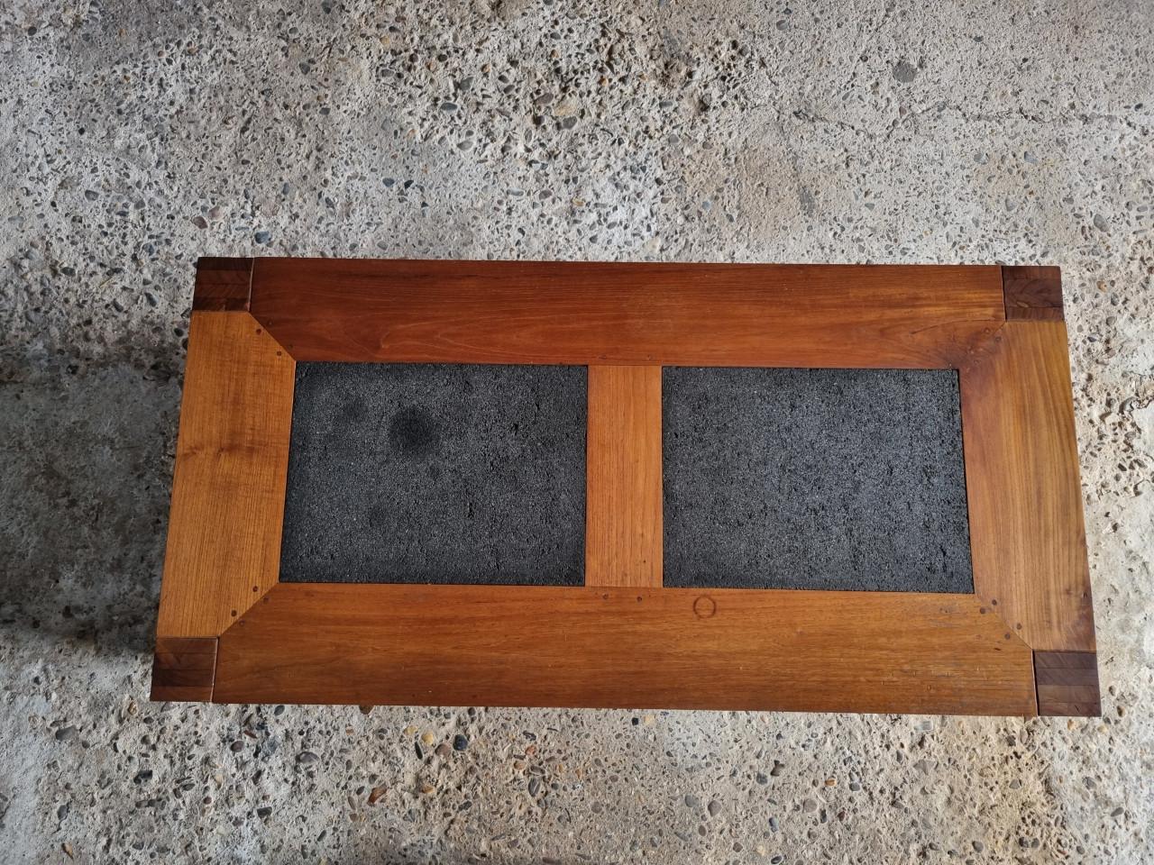 Salontafel - teakhouten set