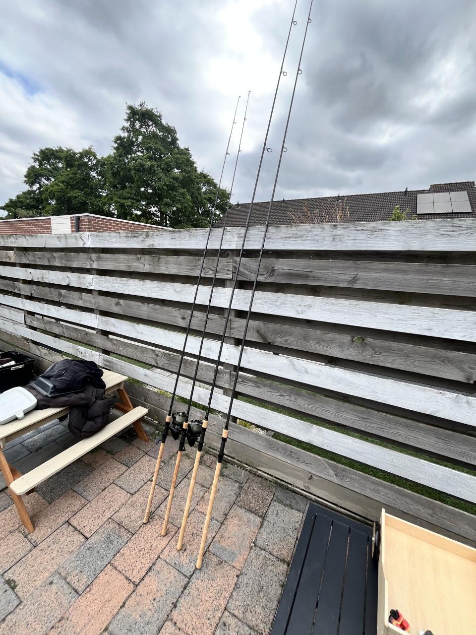 Compleet karper set zo goed als nieuw, nash, shimano, Trakker,