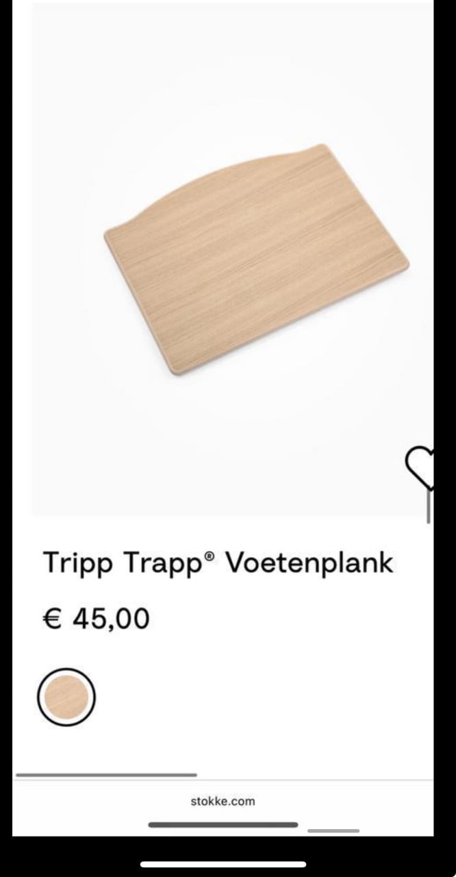 Onderdelen STOKKE Tripptrapp Oak - geen complete stoel