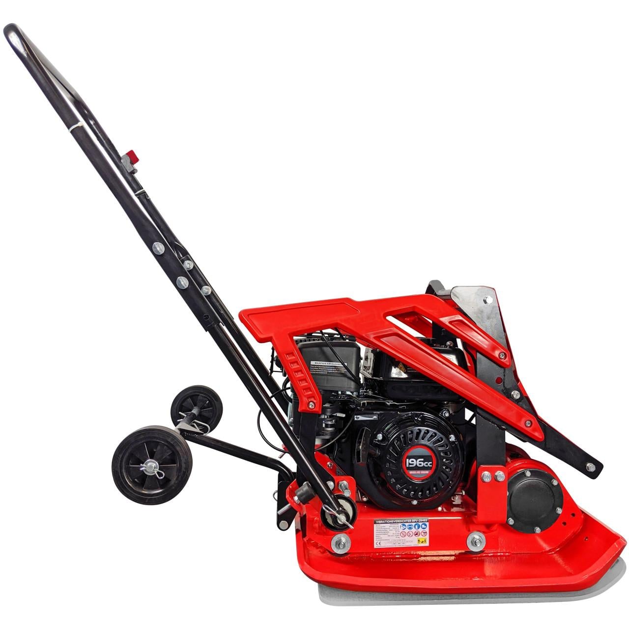 Nieuwe trilplaat, 6,5pk motor, 111kg, ca. 2550kg slagkracht, gratis mat