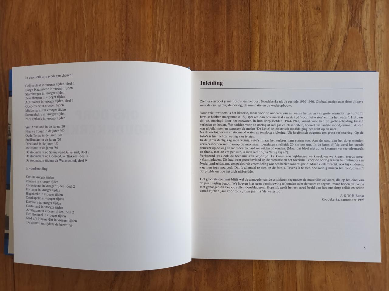 Ons dorp Koudekerke 1930-1960