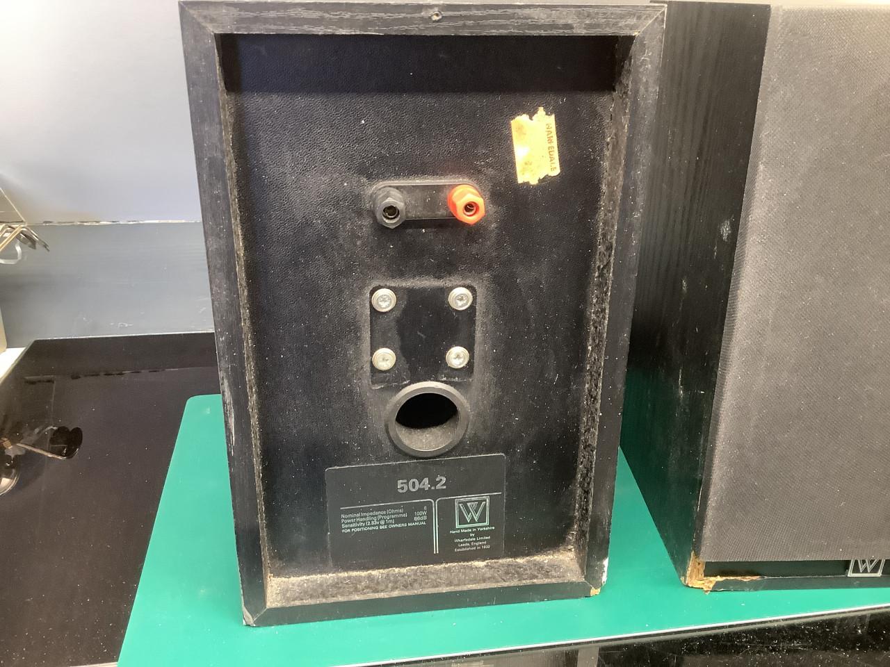 Set Speakers Wharfedale 504.2. 8 Ohm, 100W Max .